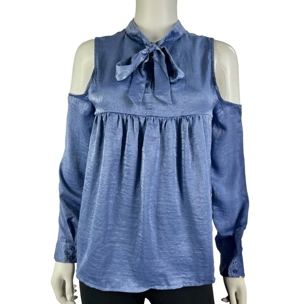 NWT‎ Ethereal by Paper Crane Cold Sholders Long Sleeves Blouse Womens Size M